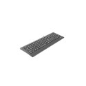 Natec BARRACUDA slim USB multimeedia klaviatuur US paigutus must