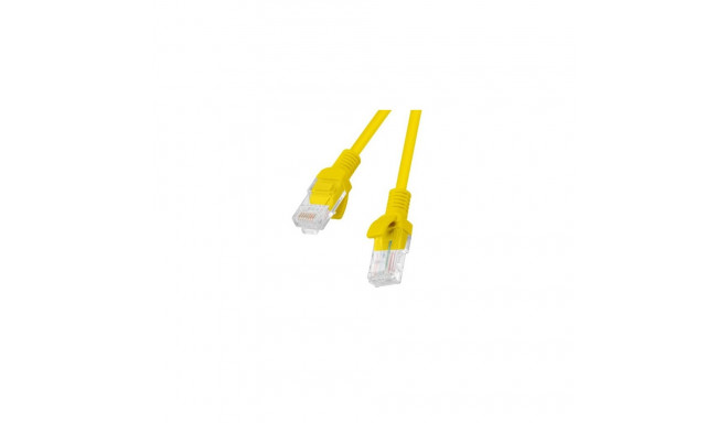PATCHCORD KAT.6 UTP 0.5M kollane FLUKE PASSED LANBERG 10-pack