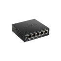 D-Link DGS-1005P/E võrgulüliti haldamata gigabit ethernet (10/100/1000) toitega üle etherneti (PoE) 