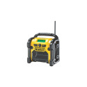 DeWALT DCR020-QW raadio kaasaskantav digitaalne must, kollane