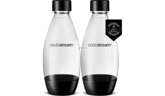 SODASTREAM 2x0.5L DWS BOTTLE Black (dishwasher safe) 7290116740157