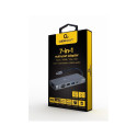 Notebook Dock - Gembird A-cm-combo7-01 USB 3.2 Gen 1 Type-a Gray
