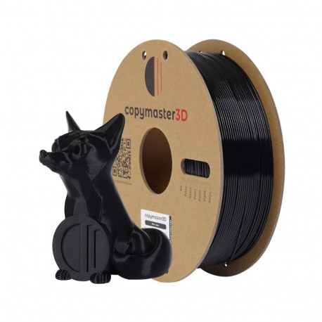 PETG filament Copymaster3D 3D-printerile, must 1.75mm, 1kg
