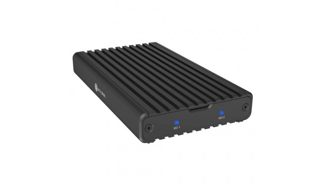 Geh. IcyBox USB 3.2 Gen2x2 Type-C 2-fach M.2 PCle NVMe