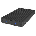 Geh. IcyBox USB 3.2 Gen2x2 Type-C 2-fach M.2 PCle NVMe