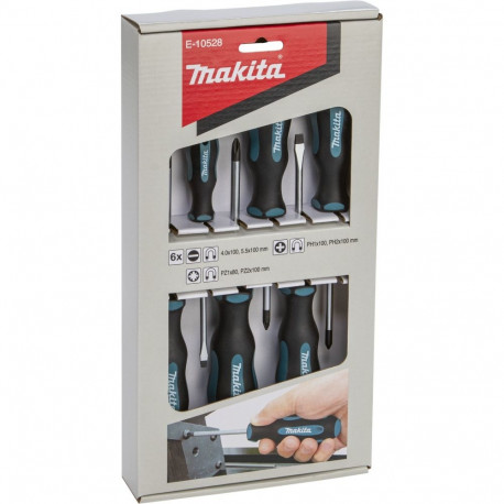 Makita E-10528 Screwdriver Set, 6 pcs