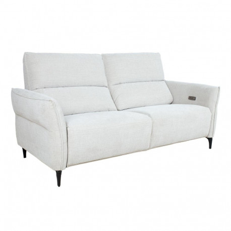 Recliner sofa MIAMI 3-seater with electric mechanism, light beige
