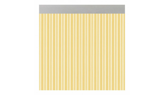 Kardin Acudam Ferrara Uksed Kollane Läbipaistev Välimus PVC Alumiinium 90 x 210 cm