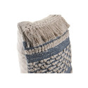 Padi DKD Home Decor Sinine 45 x 10 x 45 cm Valge Boho