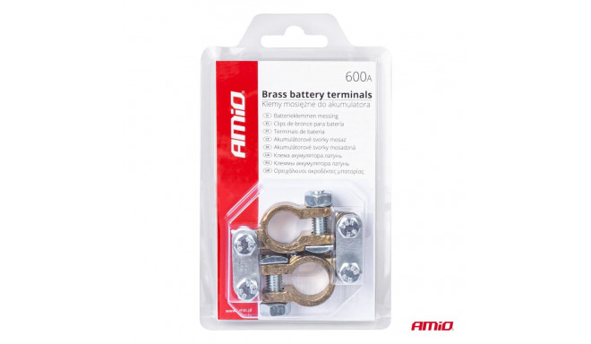 Akuklemmid 2tk, pronks 600A