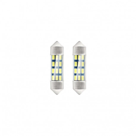 Led pirnid 2tk, 12SMD, C5W, 36mm, 12V