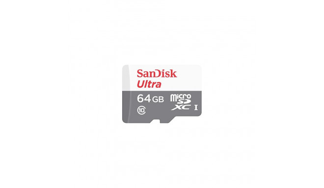 SanDisk Ultra Android microSDXC mälukaart 64GB 100MB/s Class 10 UHS-I (SDSQUNR-064G-GN3MN)