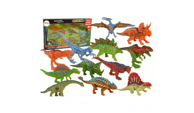 Zestaw Figurki Dinozaury 12 sztuk Kolorowe