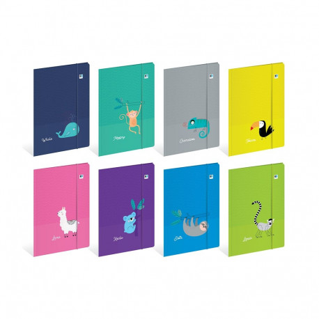 Kummiga mapp A4+ BEBE Kids  kartong, assortii, Interdruk