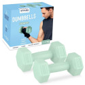 SET OF DUMBBELLS MONSTER 2X1KG GN LIGHT