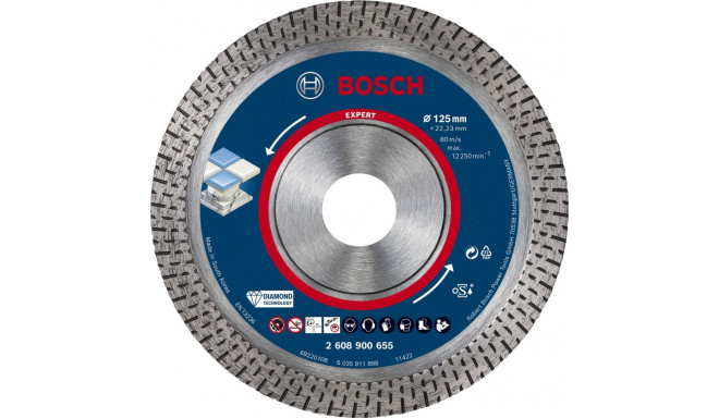 Bosch EXPERT HardCeramic Diamant cutting disk 125x22.23x1.4x10