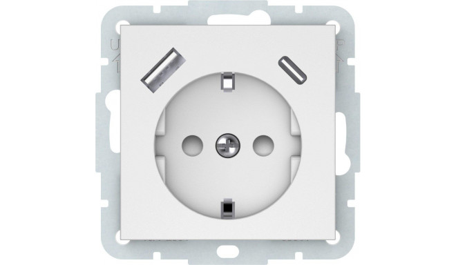 SOCKET+USB-A+C WMAT RP16-002-22/A+C QR