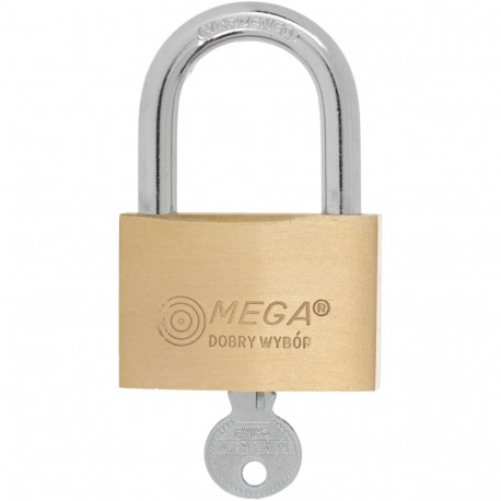 messingist tugevdatud karastatud sangaga tabalukk 63mm 1 tk skin pack