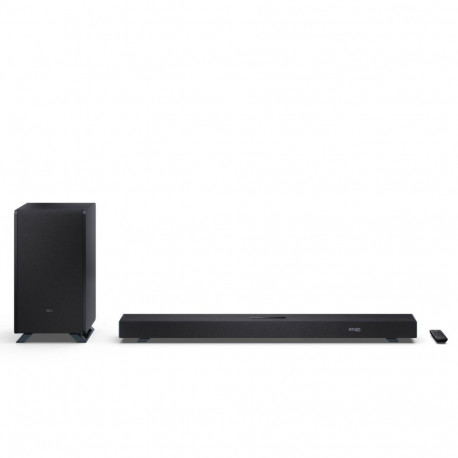 Sharp | 3.1.2 Dolby Atmos/DTS:X Soundbar with Wireless Subwoofer | HT-SBW53121(BK) | Bluetooth