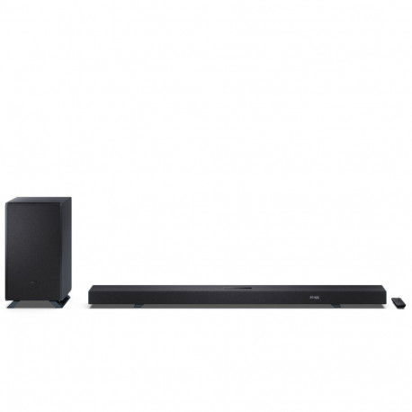 Sharp | 5.1.2 Dolby Atmos/DTS:X Soundbar with Wireless Subwoofer | HT-SBW55121(BK) | Bluetooth