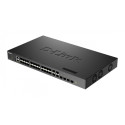 Managed Switch DXS-3410-32XY/E 10G Layer 3 Stackable 24*10GBASE-T + 4*10G SFP+ + 4*25G SFP28 Multi-G