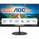 AOC V4 Q27V4EA LED ekraan 68,6 cm (27") 2560 x 1440 pikslit 2K Ultra HD Must