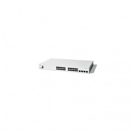 Cisco Catalyst 1200-24T-4X Smart Switch, 24 Port GE, 4x10GE SFP+, Limited Lifetime Protection (C1200