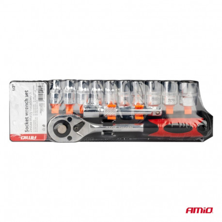 Padrunvõtmete kompl 11 osa 1/2" 10-24mm