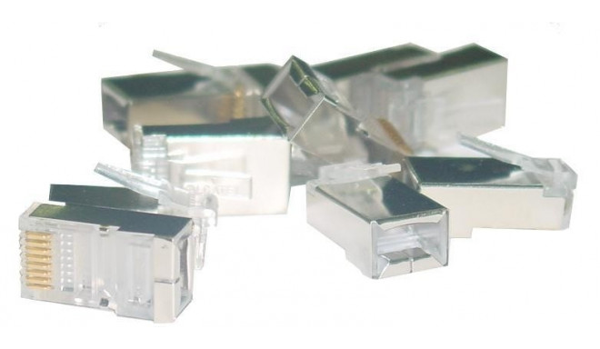 Shielded RJ45 Cat6, universal solid / stranded 8P8C 100p