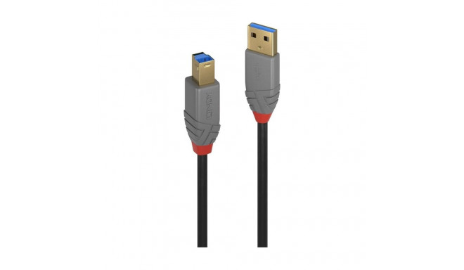 Lindy USB-kaabel USB-A - USB-B 5 m must (36744)