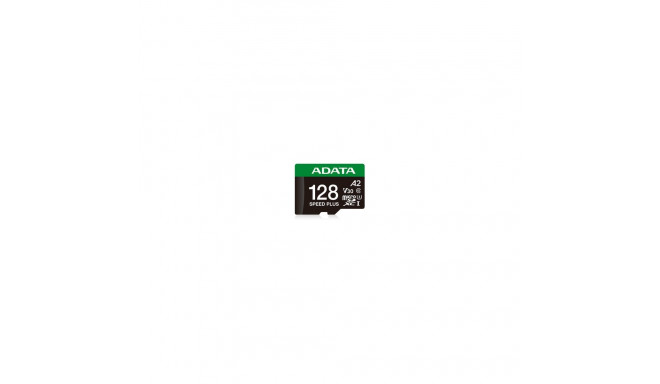 ADATA MicroSDXC card 128GB Speed Plus U3 C10 A2 V30 (R:180/W:160 MB/s) + SD adapter