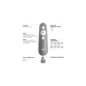 Logitech R500 Laser Presentation Remote wireless presenter Bluetooth/RF Grey