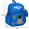 Lasteaia kooli seljakott laste astronaut 30x14x23cm