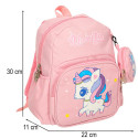 Lasteaia kooli seljakott laste ükssarvik 30x14x23cm Lasteaia kooli seljakott laste ükssarvik 30x14x23cm