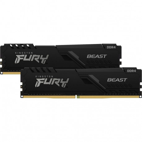 Beast DIMM mälumoodulid KF436C18BBK2/32 32GB DDR4-3600 2x16GB topeltkomplekt INTEL XMP, must