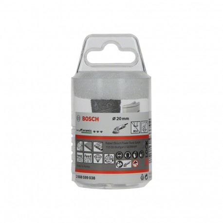 Bosch X-LOCK diamond dry drill set Best for Ceramic Dry Speed (5-piece, 20 - 68mm)