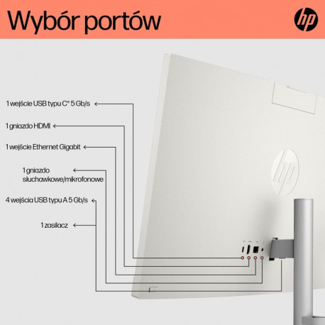 HP kõik-ühes arvuti 24-cr0312nw AMD Ryzen™ 5 7520U 60.5cm (23.8") 1920x1080px 16GB LPDDR5-SDRAM 512G