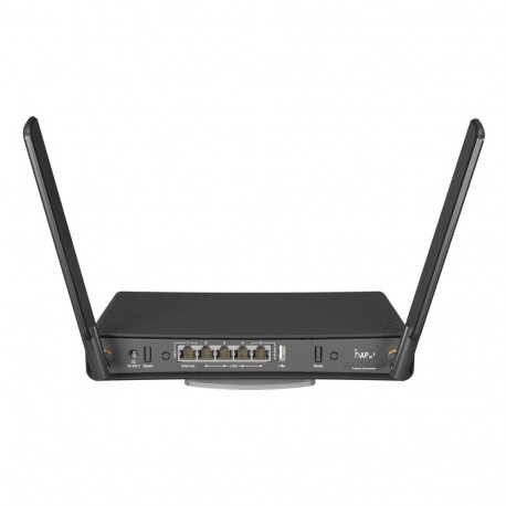 Mikrotik traadita ruuter hAP ac³ gigabit-ethernet kahe sagedusribaga 2.4GHz/5GHz, must