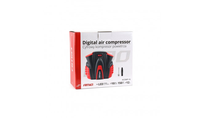 Kompressor 12V, digitaalne manomeeter