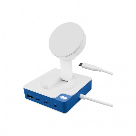 Hyper HyperDrive Flex MagCharge USB-C jaotur, valge/sinine | HD8100BUGL | HDMI portide arv 1