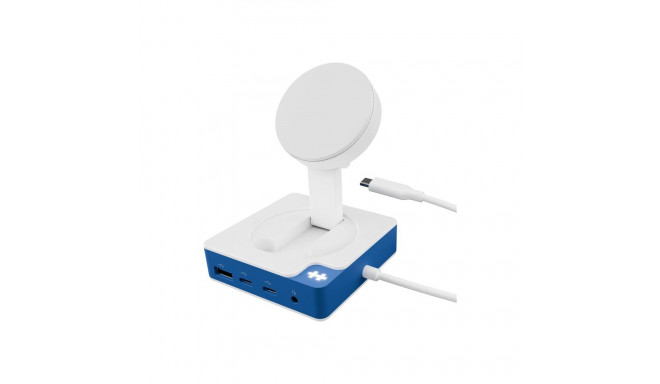 Hyper HyperDrive Flex MagCharge USB-C Hub, White/Blue | HD8100BUGL | HDMI ports quantity 1