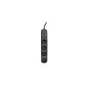 Gembird TSL-PS-S4U-01 nutikas pikendusjuhe 4 AC pistikupesa tüüp E 1,5 m 3680 W must