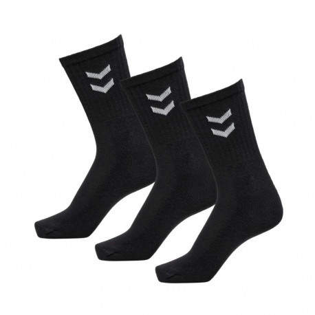 Hummel sokid 022030-2001 crew basic 3-pakk 36-40, must
