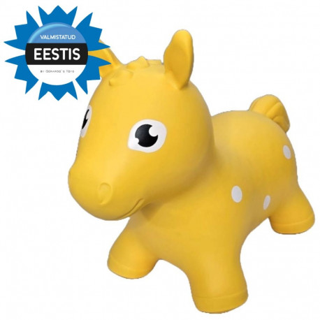 Gerardo's Toys Jumpy hüppeloom Hobune pakendis, kollane