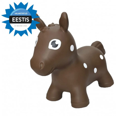 Gerardo's Toys Jumpy hüppeloom Hobune pakendis, pruun