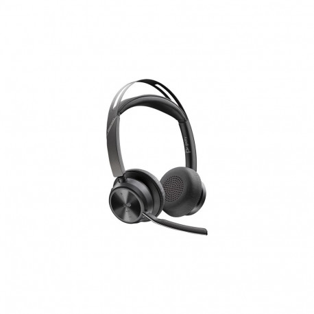 Poly Voyager Focus 2 MS Teams Wireless Headset, Bluetooth, USB-C/A Adapter, Black