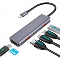 Platinet adapter Multimedia 5in1 (46237)