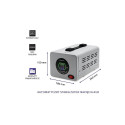 Qoltec 50724 Automatic Voltage Stabilizer AVR 2000VA