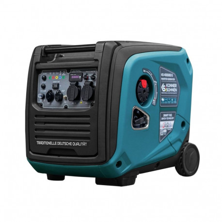 Könner & Söhnen mootorgeneraator KS 4000IEG S 3500W 12L LPG ja bensiin, aqua, must