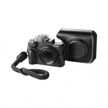 SmallRig 5386 Leather Case Kit for Canon PowerShot V1 Black